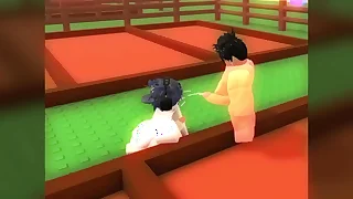 Yisus Y Rave tienen una aventura divertida joyful en su jardin virtual&comma; y terminan derramando todo